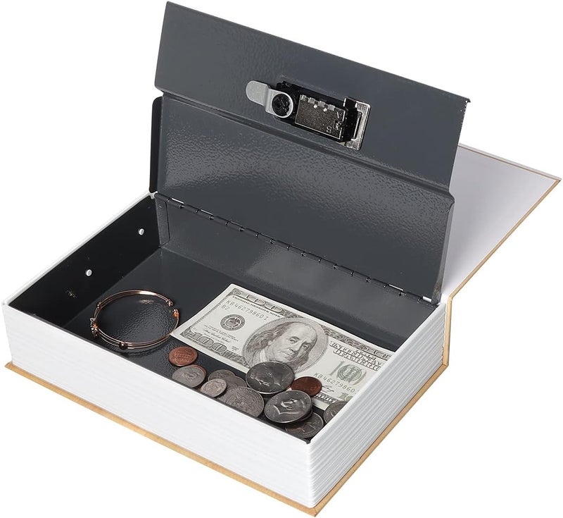 Parrency Diversion Book Safe Storage Box,Safe Box with Premium Combination Lock, Portable Book-Safe,Perfect for Home, Travel,Dorm Store Money, Jewelry, Phone and Passport (Egpty) - Image 2